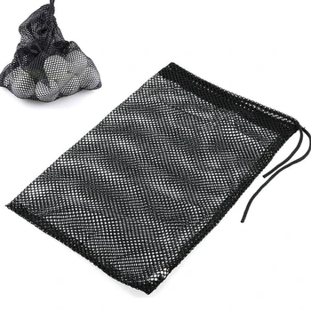 

Free shipping Nylon Mesh Nets Bag Golf Table Tennis Ball Storage Pouch Carrying Holder 3 Sizes