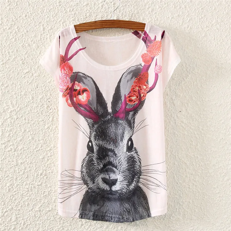 Low price wholesale t shirt women summer tee 2015 European & American