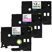 TZE231 возможна печать на ленте Brother p-touch принтеры цветочный узор Tze-231 12 мм для Brother P Touch Tze Labeler атласная лента