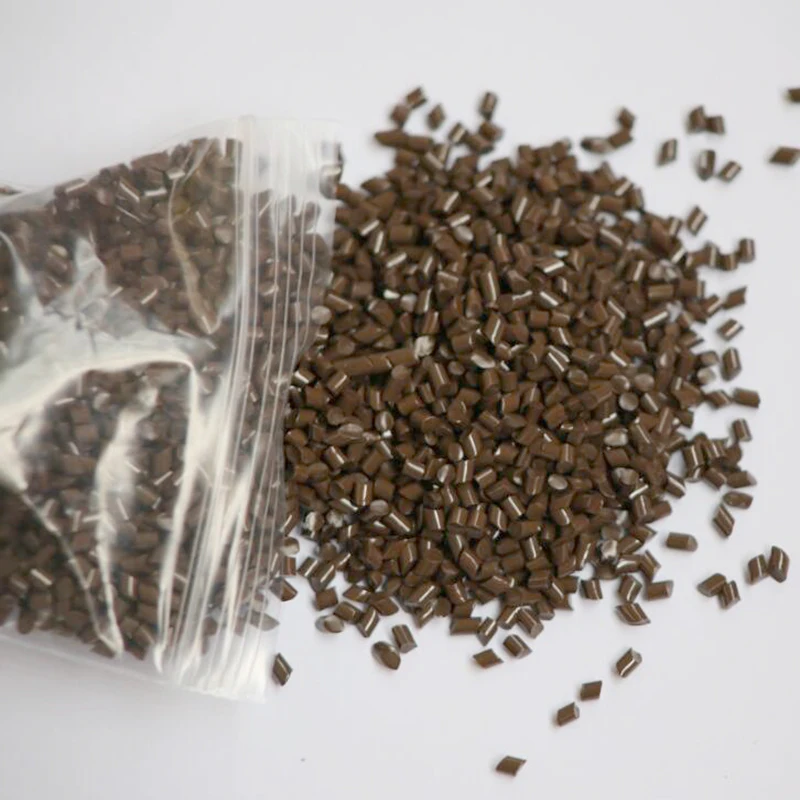 Preise ITALIEN KLEBER PERLEN 100g Keratin Kleber Granulat Perlen Körner Haar Extensions Braun farbe haar kleber perlen