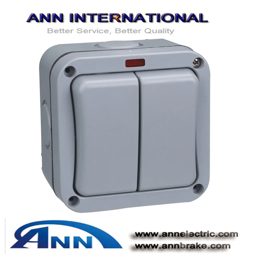 

AP Series AP42 waterproof Switches,2 gang,2 way , IP66