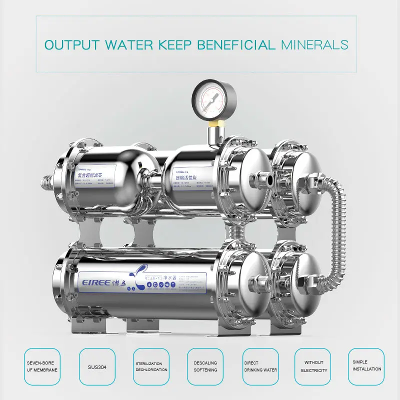 

China manufacturer 500L Drinking water purifier machine in UF Water Purifier