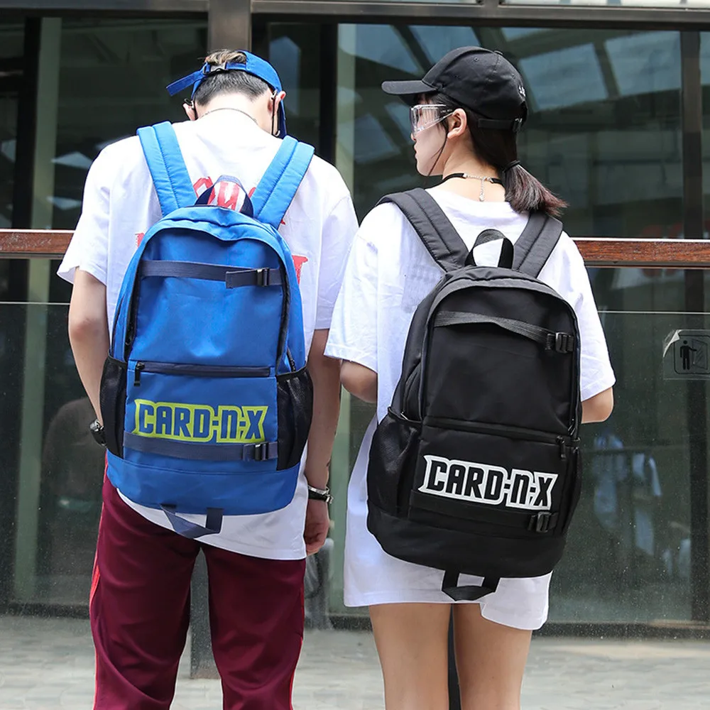 

Couple Student Pure Color Oxford Cloth Shoulder Bag School Bag Tote Backpack Designer Famous Brand A#18