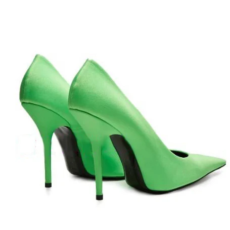 Женские туфли лодочки на высоком каблуке размеры 40 48|satin pumps|shoes for womensmall size |