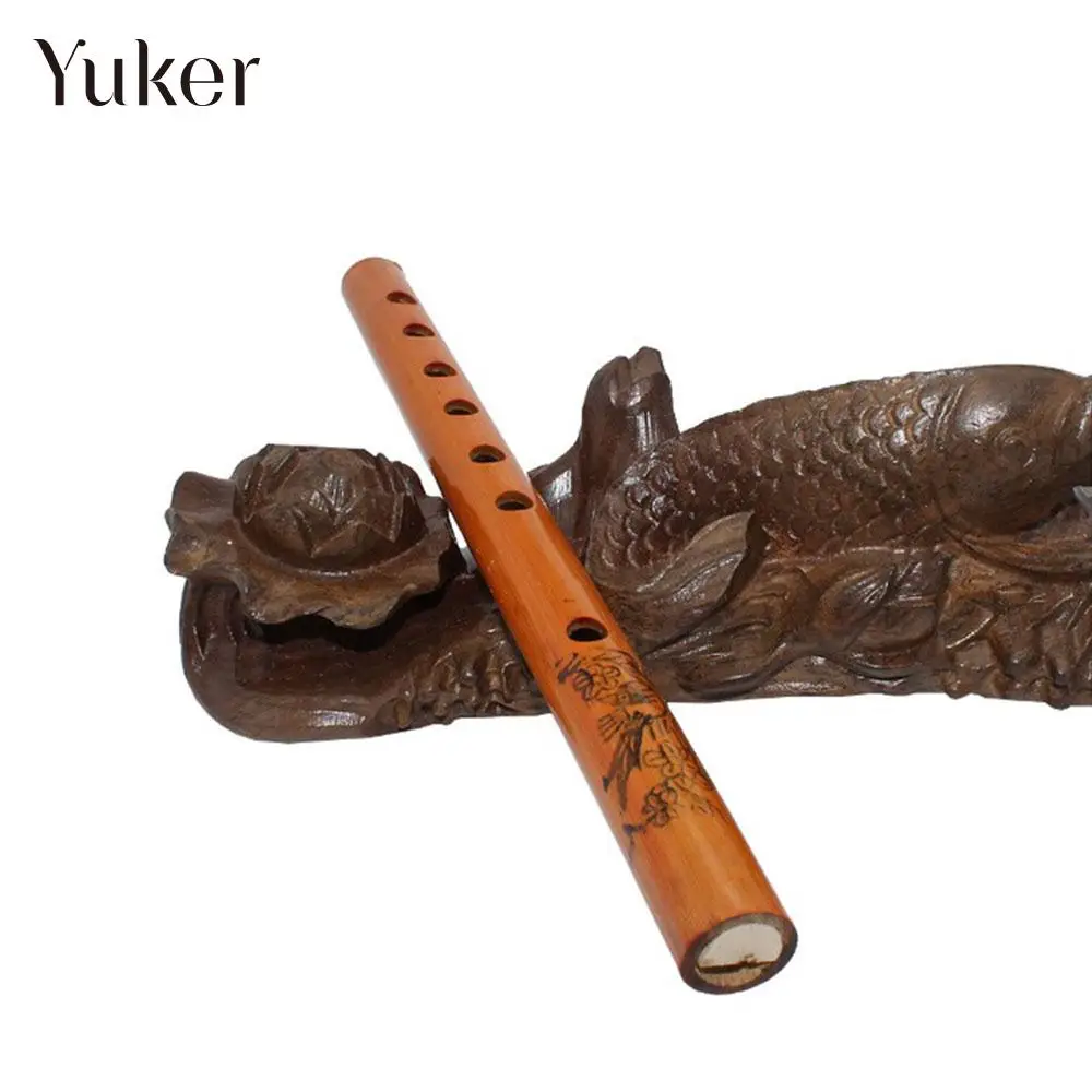 

Brown 24cm Bamboo Flute Beginner Musical Instruments Dizi Clarinet Economic professional musical instruments