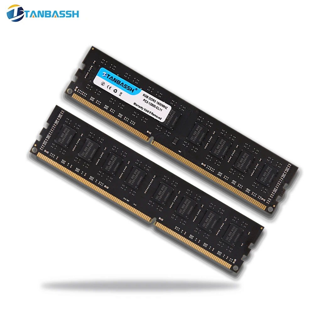 DDR3 ram 8GB 1333 MHz/1600 MHZ настольная память 240pin 1,5 V 8GB DIMM для AMD/Intel TANBASSH