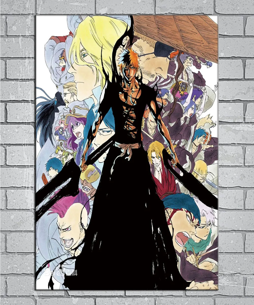 

Bleach Dead Rukia Ichigo Fight Japan Anime Light Canvas Custom Poster 24x36 27x40 inch Home Decor N397