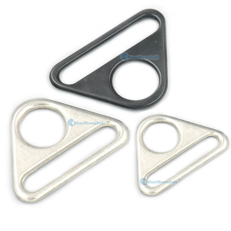 

2/5/10/20/50 pcs Adjuster Buckle with bar Swivel Clip D dee Ring buckle Cast 25mm 38mm Craft Bag Strap Ring