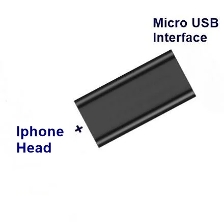 Tongdaytech Магнитный адаптер Mirco USB разъем для Iphone Micro USB-Type C зарядное устройство адаптер для samsung Xiaomi huawei - Цвет: Black For iphone