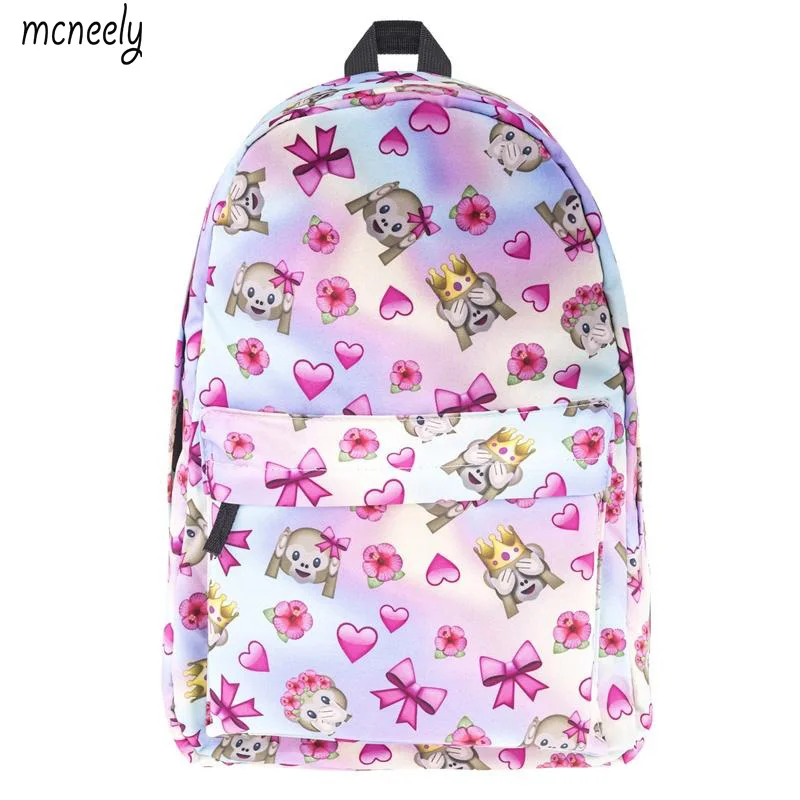 

Fashion Popular Worldwide Backpack School Bag For Boys Girls Rucksack Fully Printed Luggage Travel Bag Students School Bag