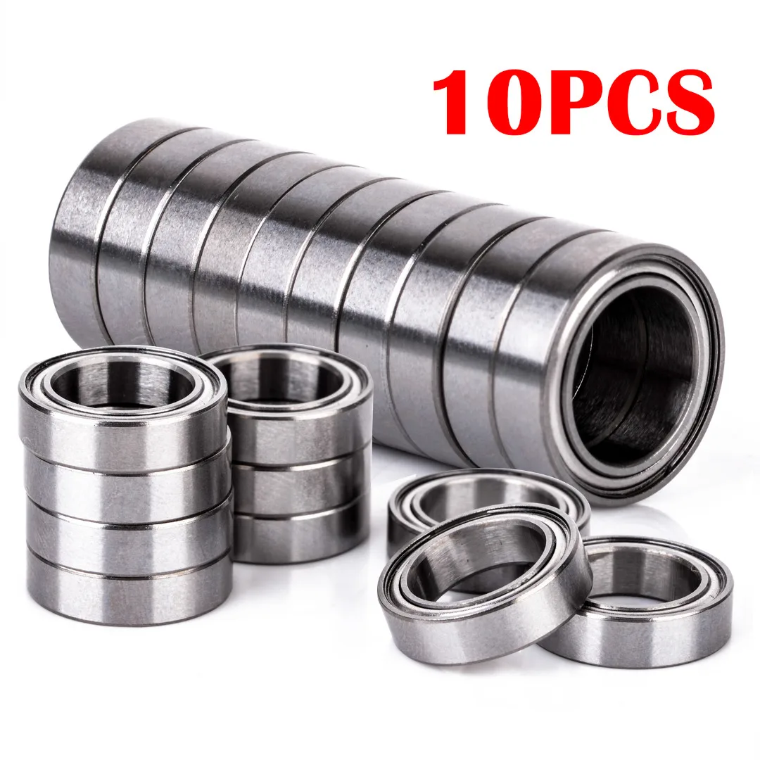 10pcs/lot Shielded Ball Bearings 10x15x4 mm Steel 6700ZZ Ball Bearings Thin Wall Roller