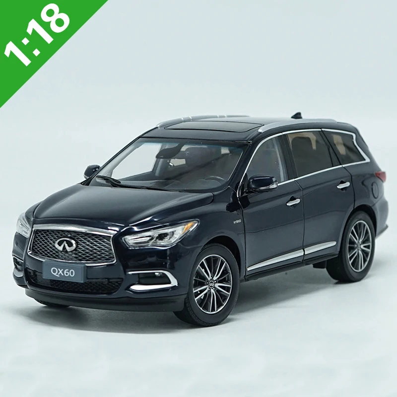 Новинка 2017 1:18 Infiniti QX60 синяя модель автомобиля из сплава Литые металлические