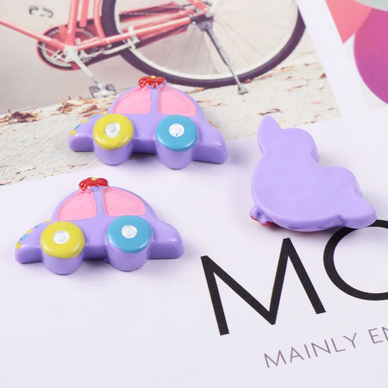 Resin Cartoon Car Accessories Children's Handmade Diy Material Polymer Clay Molds Interactive Toys for Children Unisex Model