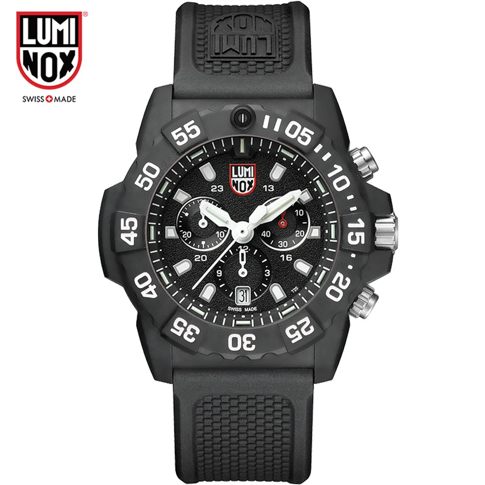 Часы Luminox мужские армейские спортивные кварцевые водонепроницаемые|Спортивные