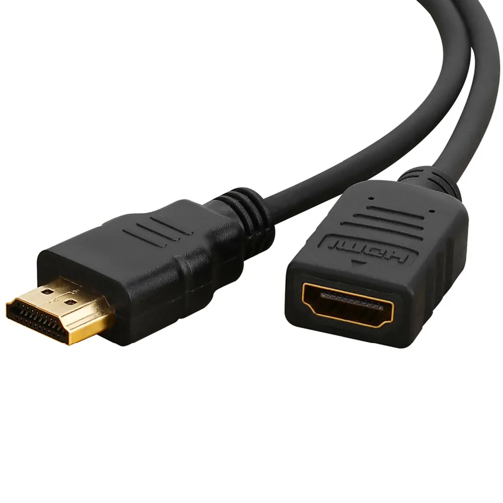 HDMI Удлинительный кабель Male to Female 1m 2m 3m 5m 4K 3D 1 4 v расширенный адаптер для HD TV LCD