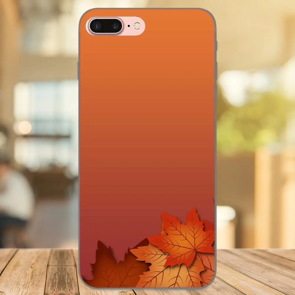 Красные кленовые листья для Huawei Honor Enjoy Mate Note 6s 8 9 10 20 Lite Play Pro P smart Soft TPU