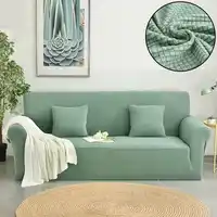 Polar Fleece Fabric Sofa Cover Stretch Anti-pets Dogs Sofa Covers Washable Removable Couch Covers Solid Color Commonly Used