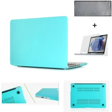PU matte Tiffanyblue laptop case protective shell for macbook pro retina 13 15 Air 11 13 case notebook+keyboard cover PU matte Tiffanyblue laptop case protective shell for macbook pro retina 13 15 Air 11 13 case notebook+keyboard cover