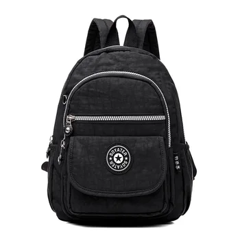 

2018 NEW Nylon Backpack Students School Bag For Teenage Girls Quality Backpacks Street Fashion Rucksack Travel Bagpack Female
