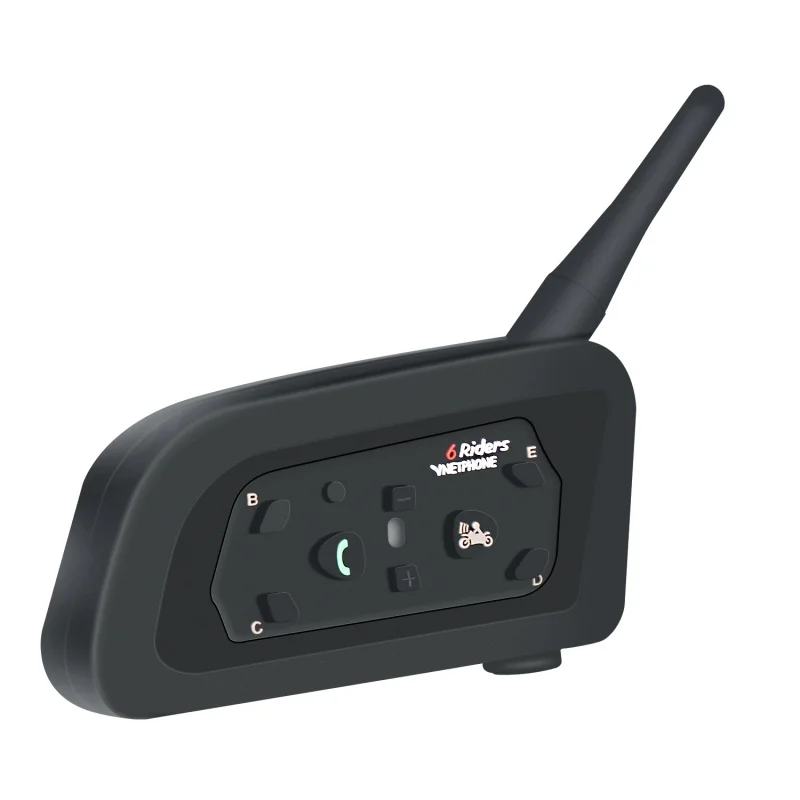 

1PCS Lexin R6 Motorcycle Bluetooth Helmet Headsets Intercom for 6 Riders BT Wireless Interphone MP3 Headphones