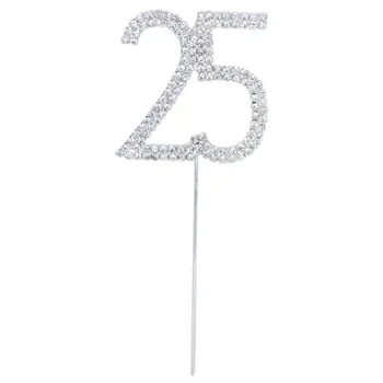 

Cake Topper for 25th Anniversary/Birthday Party