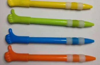 

mix new gesture lovely press ballpoint pen cute cartoon pen school prize gift student animal ballpoint pen 48pc/lot