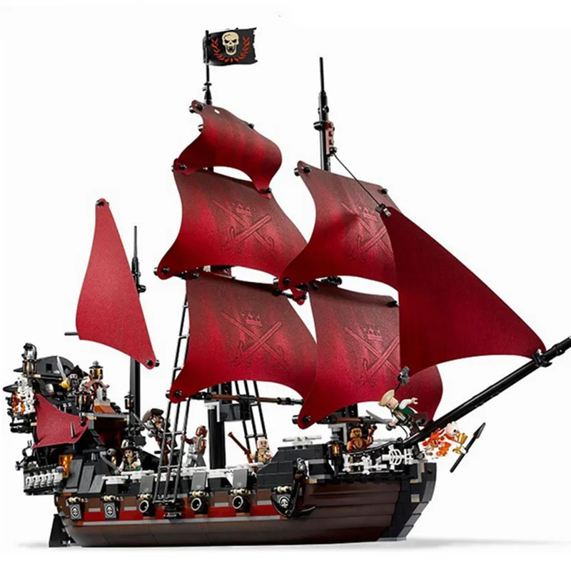 

1151pcs Compatible with Legoing 4195 Queen Anne's revenge Pirates of the Caribbean Building Blocks Blocks Sets Toys for children