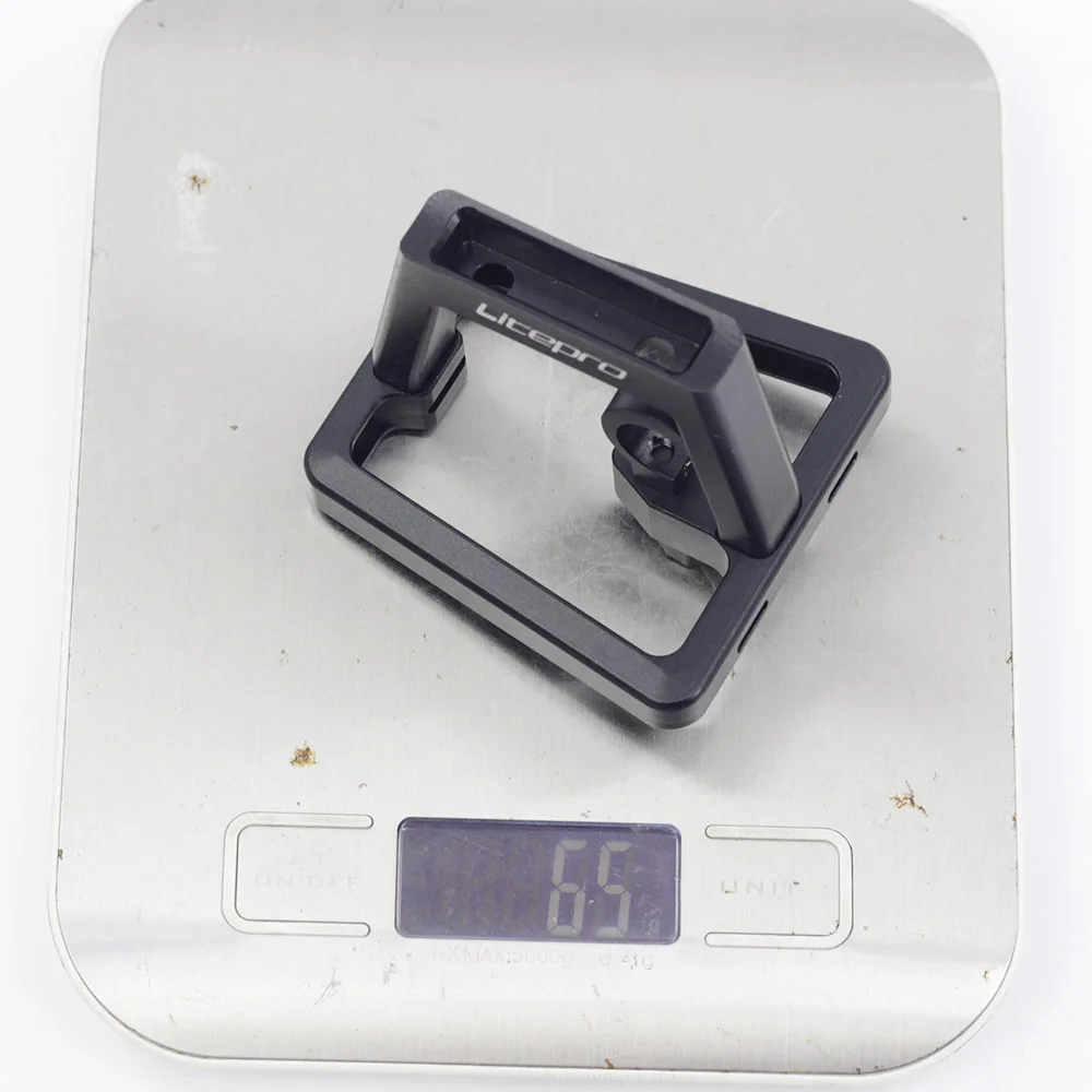 Flash Deal Litepro 7075 Bicycle S Bag Frame Front Carrier Block Bracket Bag Racks For Brompton Folding Bike Accessories 4