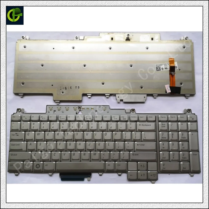 

Keyboard Backlit for Dell Inspiron 1720 1721 XPS M1720 M1721 M1730 Vostro 1700 silver laptop US English standard