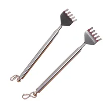 300 шт./лот Телескопическая выдвижная нержавеющей массаж удобный карман скребок чесалка логотип