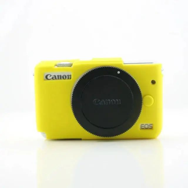 Хорошая мягкая сумка для камеры, силиконовый чехол для Canon EOS M10 EOSM10 EOSM 10, резиновый защитный чехол для камеры - Цвет: Yellow