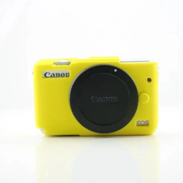 Yellow Хорошая мягкая сумка для камеры, силиконовый чехол для Canon EOS M10 EOSM10 EOSM 10, резиновый защитный чехол для камеры - Цвет: Yellow