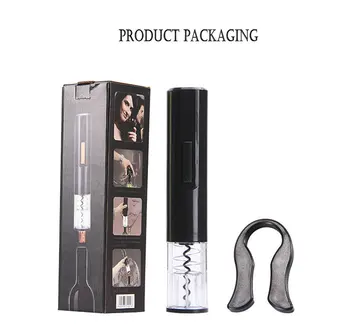 

New high-end wine electric bottle opener home dry battery wireless cork opener kit cordless belt aluminum foil cutter
