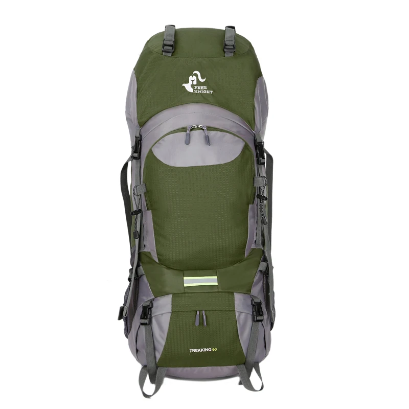 60L Large Capacity Mountain Camping Backpack Waterproof Outdoor Hiking Backpack With Rain Cover Breathable Sport Backpack (15)