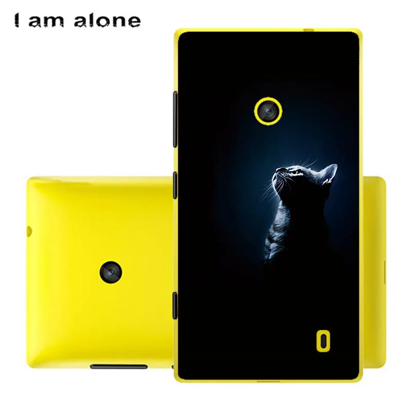 Чехлы для телефонов I am alone для microsoft Nokia Lumia 520 4,0 дюйма, мягкий ТПУ мобильный Модный Цветной чехол для Nokia 520 - Цвет: Soft TPU HH72