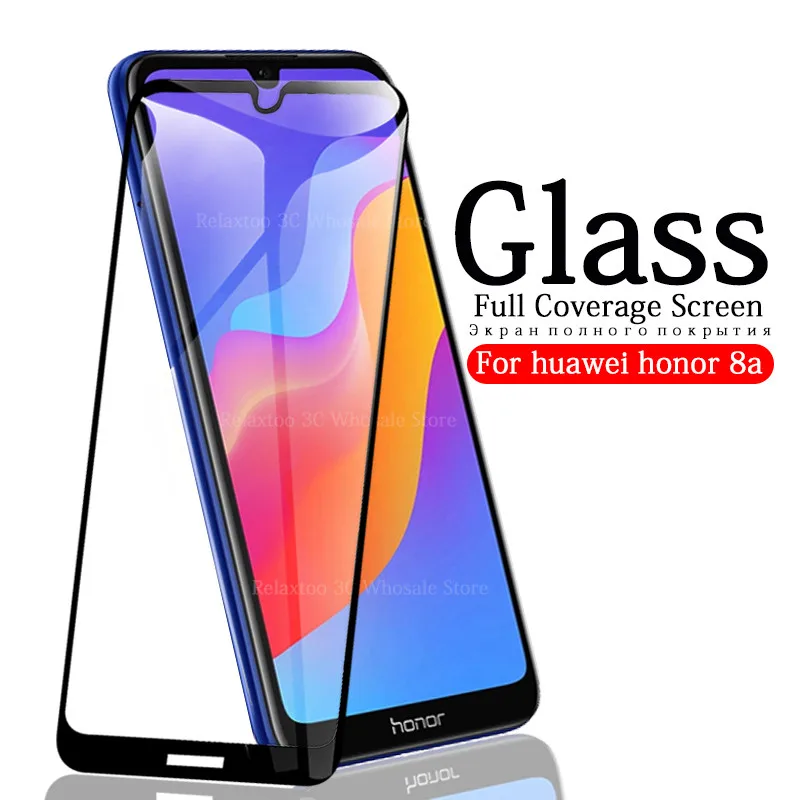 On Honor 8A Tempered Glass For Huawei Honor 8A Protective Glas Honor 8 A A8 6.09'' JAT-L29 Screen Protector Honor8a Film Cover afbeelding