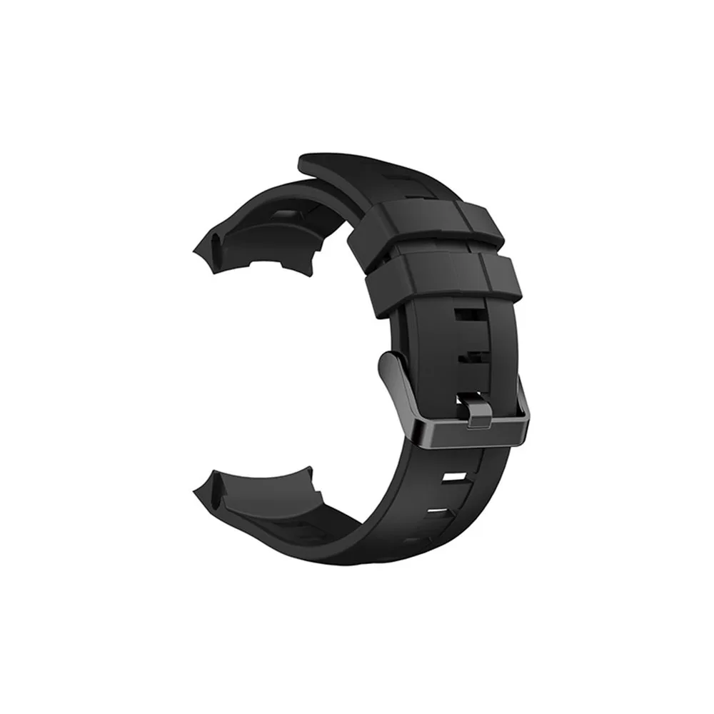 Для Suunto Ambit3 вертикальный ремешок часы с силиконовым ремешком ремешок заменить для Suunto траверс Альфа/Спартан ремешки для часов браслет - Цвет ремешка: Black