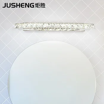 

Torch Victory Restroom Crystal Mirror Headlight Led Goods Defence Fog Lamp Stainless Steel Shower Room Wall Lamp