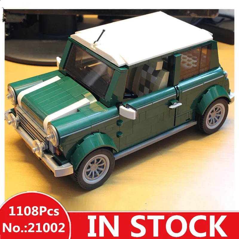 

H&HXY Free shipping 21002 1108 pcs MINI Cooper Model Building Kits Blocks Bricks Toys Compatible With10242