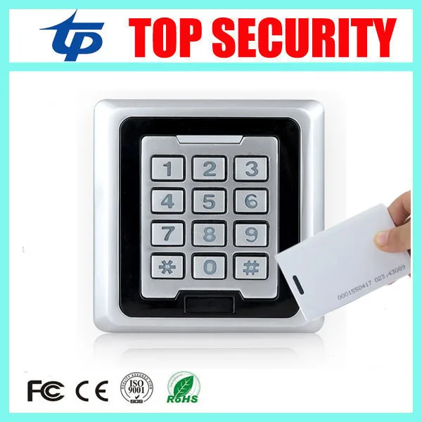 

8000 Users Standalone RFID Card Access Control System Surface Waterproof 125KHZ ID Card Door Access Control Reader M03-F