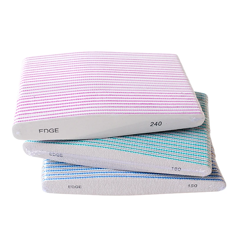 

30Pcs/Lot Nail File 150/180/240 Buffer Double Side Pedicure Manicure Buffing Block Polish Beauty Tools Washable Nail Files Drop
