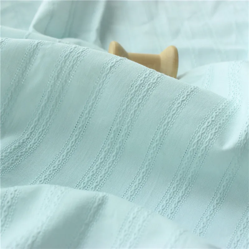 Новинка 100*150 см белая хлопковая ткань жаккардовая ткань пасторальная маленькая свежая женская рубашка одежда ткань юбка D30