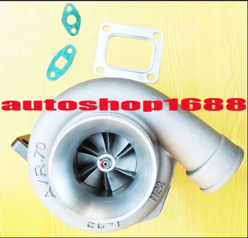 

T66-5 GT35 GT3584 a/r 0.70 a/r .81 T4 flange oil cooled 3.00 inch V-band 360 degree thrust Journal bearing