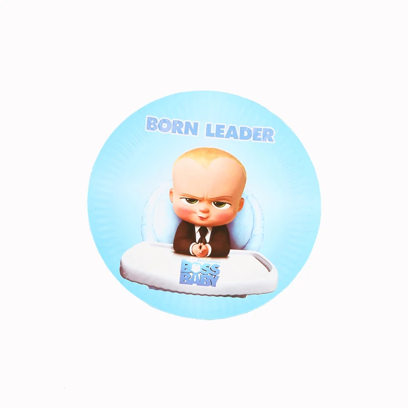 Boss baby тема мультфильм детей день рождения партии одноразовая посуда тарелка