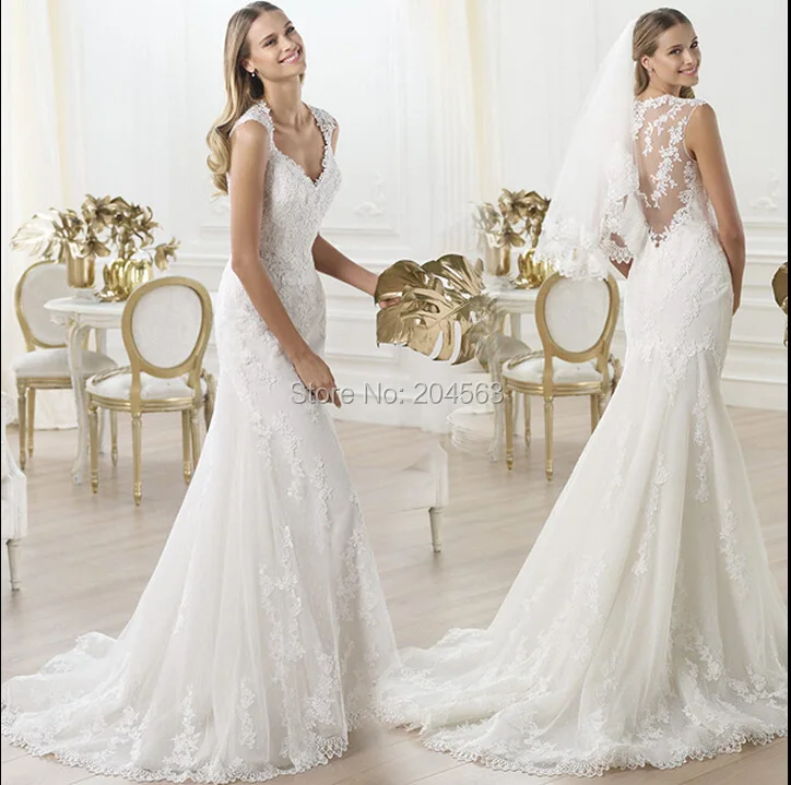 

Free Shipping Vestido De Noivas New Design 2017 Mermaid Wedding Dresses