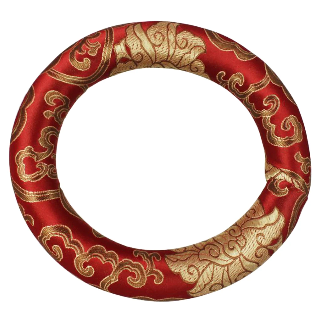 2 Pieces Buddhism Tibetan Singing Bowl Cushion 7 Inch for Playing Singing Bowl Bells & Chimes