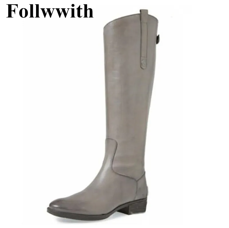 

2019 New Arrival Men Genuine Leather Chelsea Boots Knee High Grey Slip On Men Boots Low Heel Party Wedding Shoes Trainers Winter