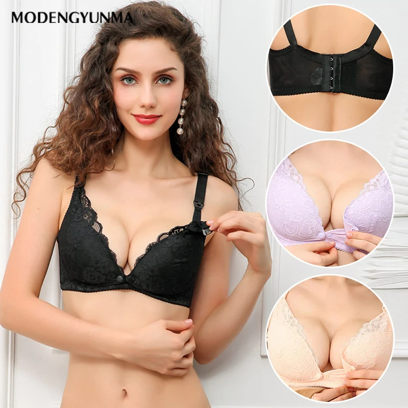 

Maternity Nursing Bra 2020 NEW Woman Maternity Pregnant Lace Cotton Underwear Clothes Breastfeeding Bra Pregnant Women Clothing
