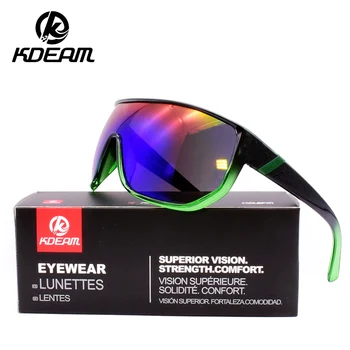 

Goggle Sunglasses Men 2019 KDEAM Luxury Brand Driving Sport Sun Glasses Male Eye Protection UV400 Gafas De Sol KD100 Sunglasses