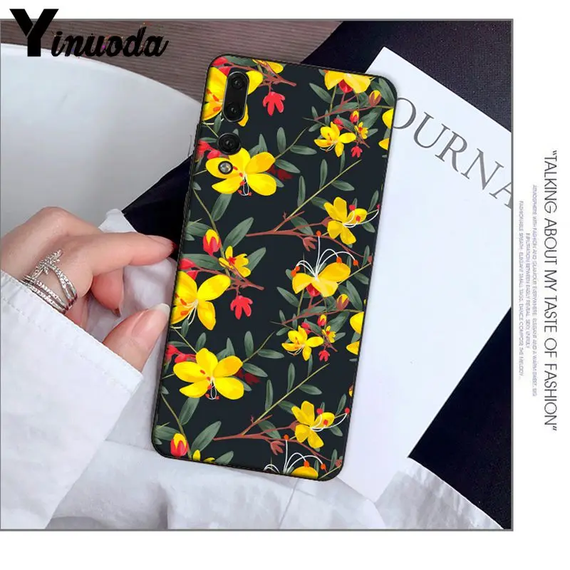 Watercolor Art Botanical Flower Pattern
